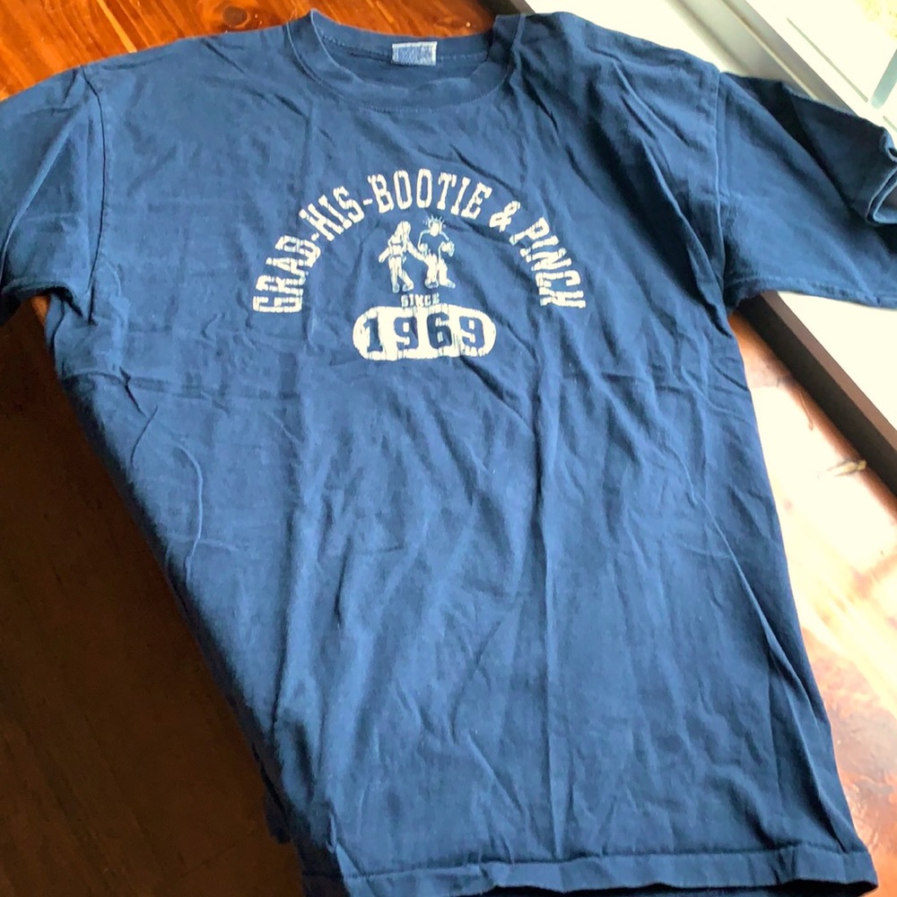 VintageAll sport grab his booty and pinch t shirt
